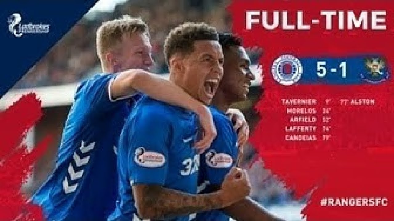 Rangers 5-1 St Johnstone – Highlights