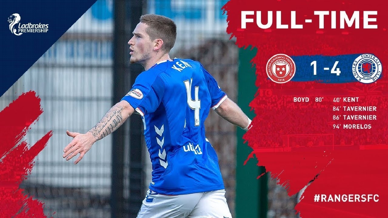 Hamilton 1-4 Rangers – Highlights – 21/10/18