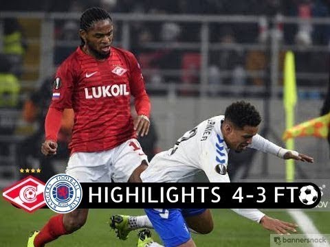 Spartak Moskva 4-3 Rangers – Highlights – 8/11/18